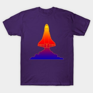 Rainbow Space Shuttle T-Shirt